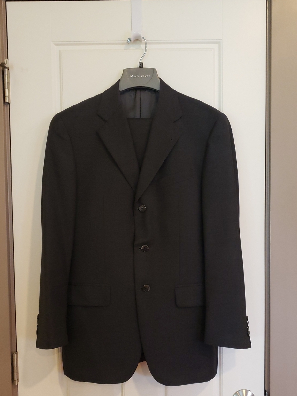 Joseph Abboud wool suit set. Jacket and trouser slacks. 38S jacket.  32 waist